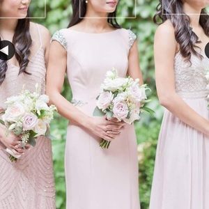 Adriana Papell Cap Sleeve Mermaid Gown Size 0 / 00